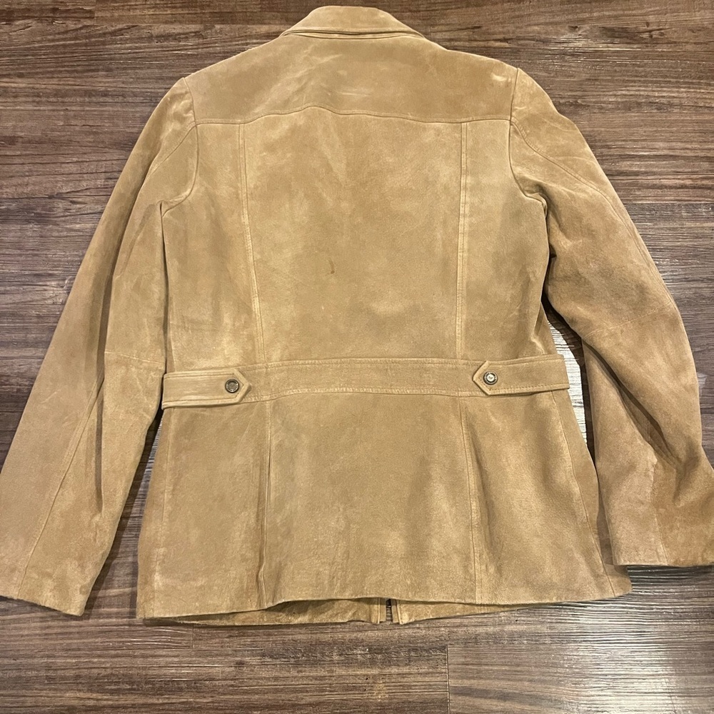 Eddie Bauer Women's Brown Leather Jacket - Picture 4 of 4